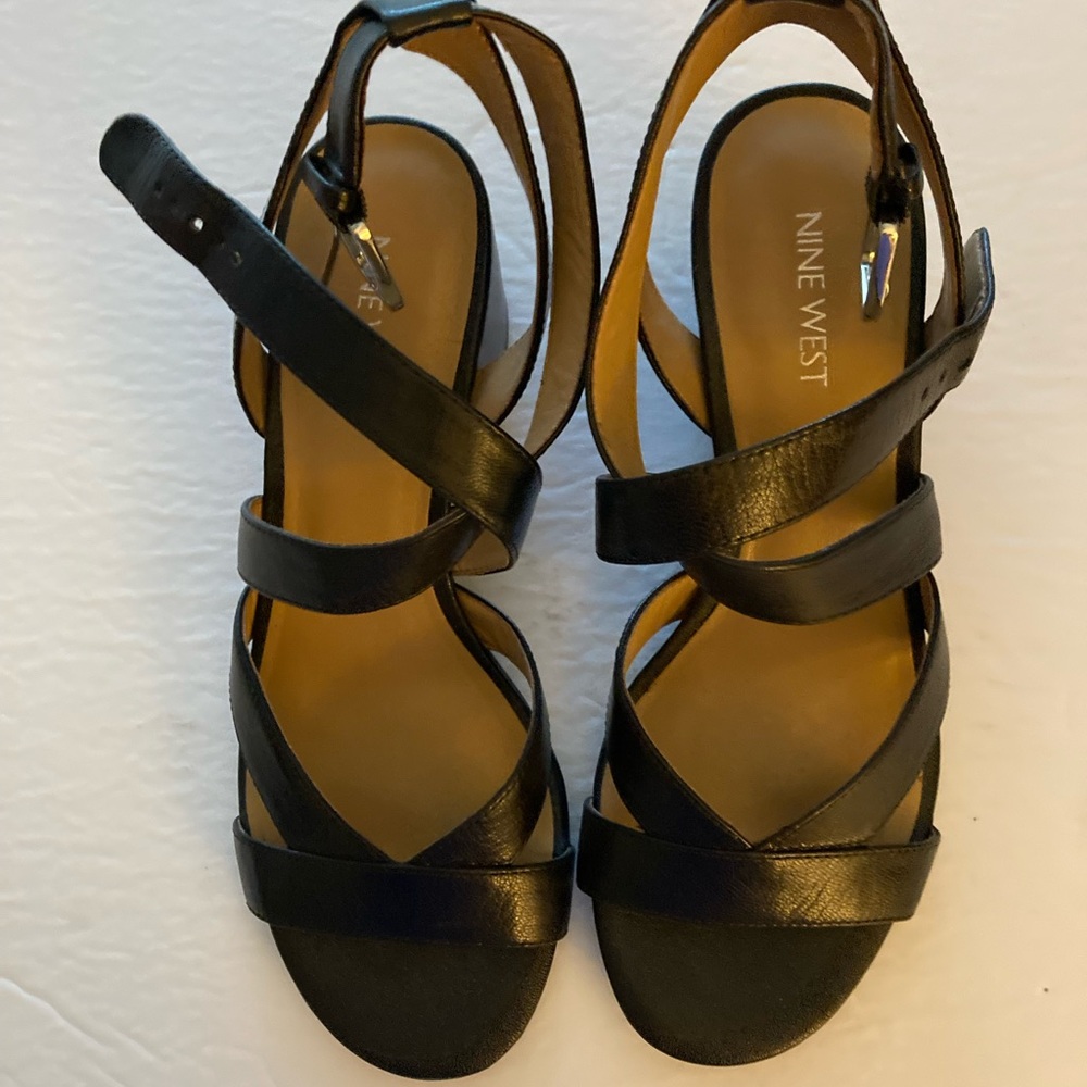 Nine West Elegant Black Sandals